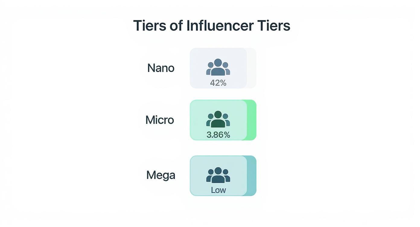 Screenshot from https://hypeauditor.com/ showing the influencer discovery search filters.