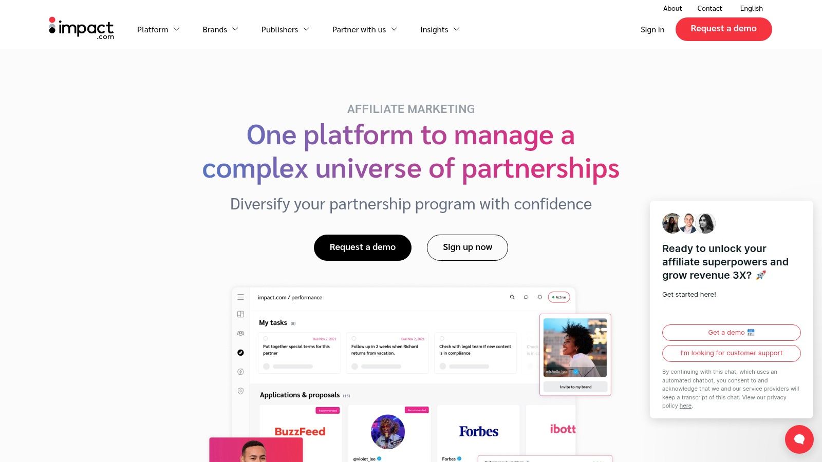 impact.com (Affiliate & Partnerships Platform)