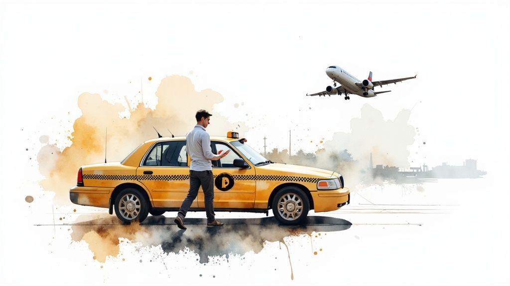 Manchester Airport Taxi Transfer symbolizing airport transfer services and travel convenience.