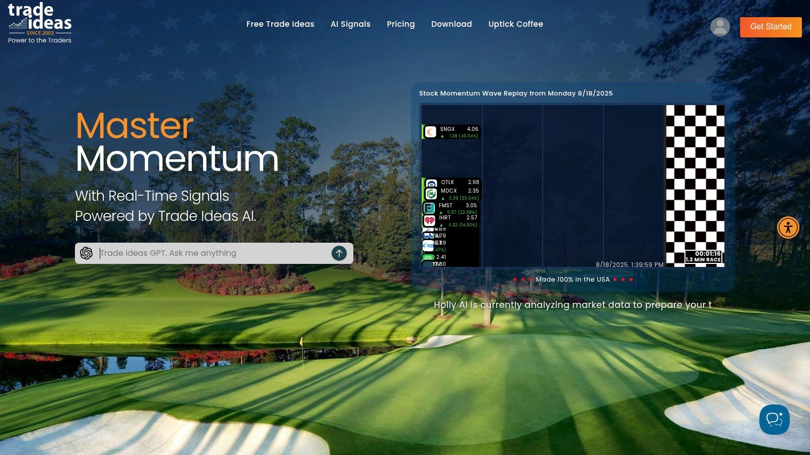 Trade Ideas (Holly AI)