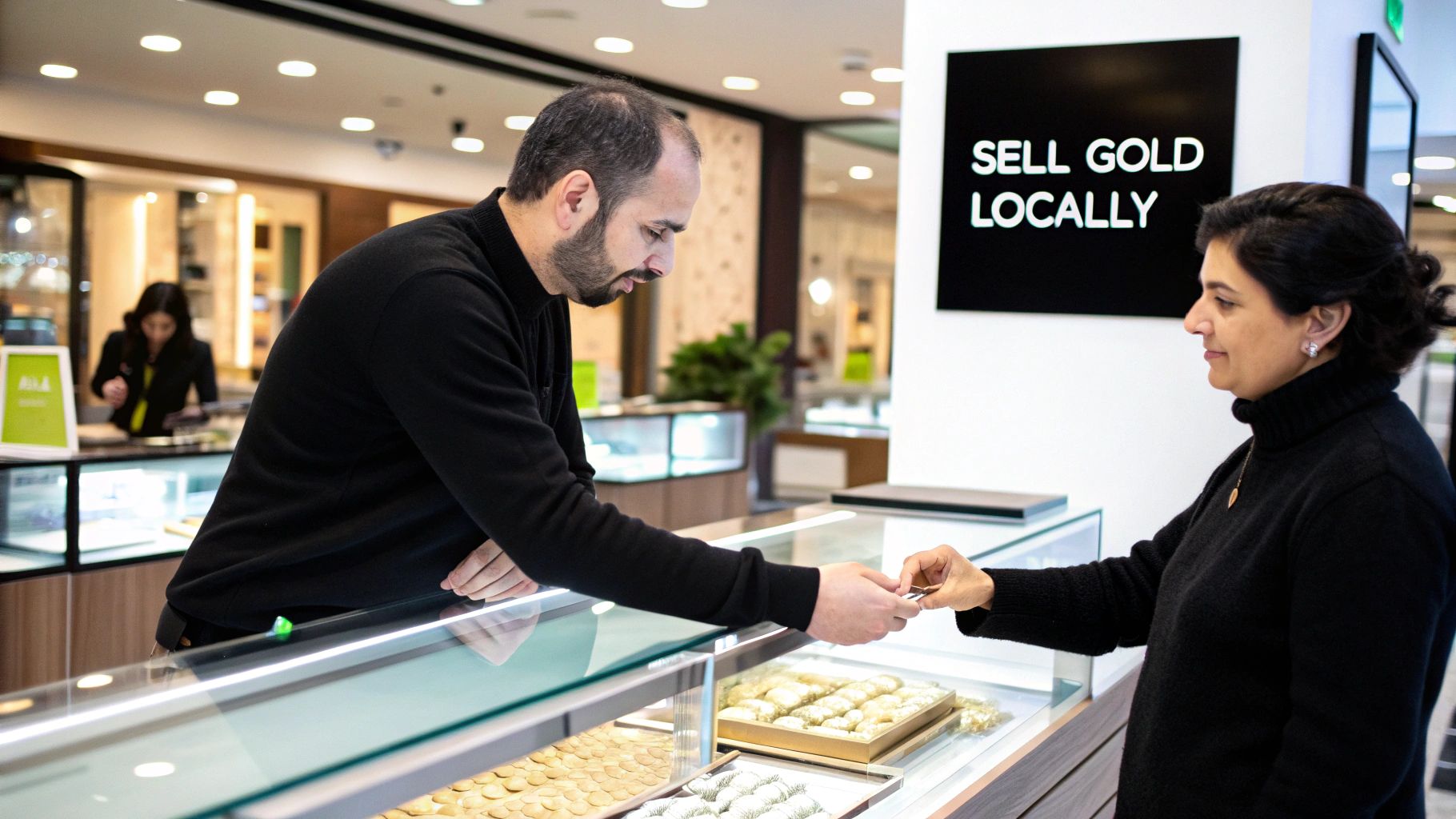 A collection of gold coins spread out on a wooden table, showcasing their different designs and shines.
