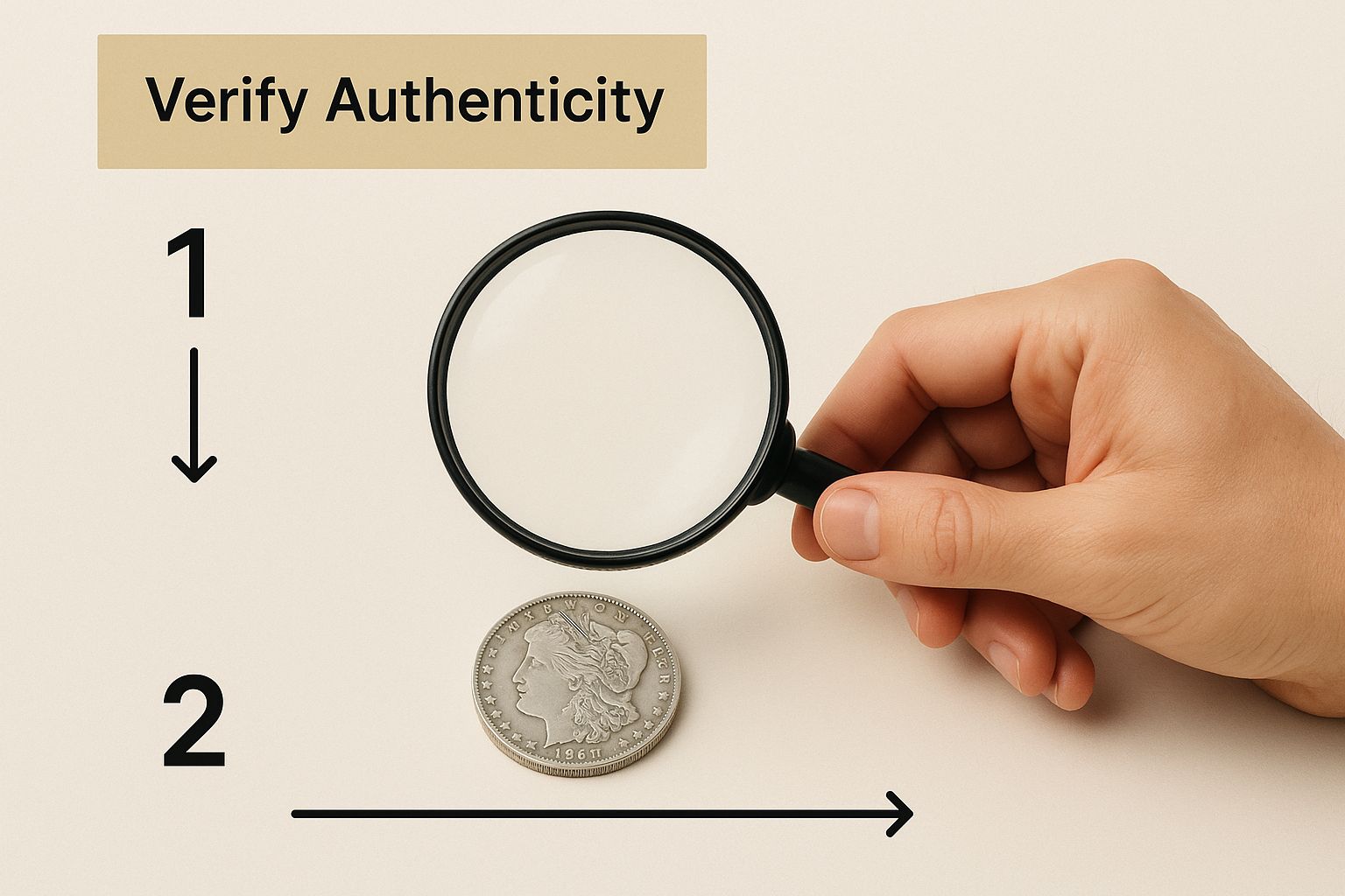 Infographic about buy silver coins