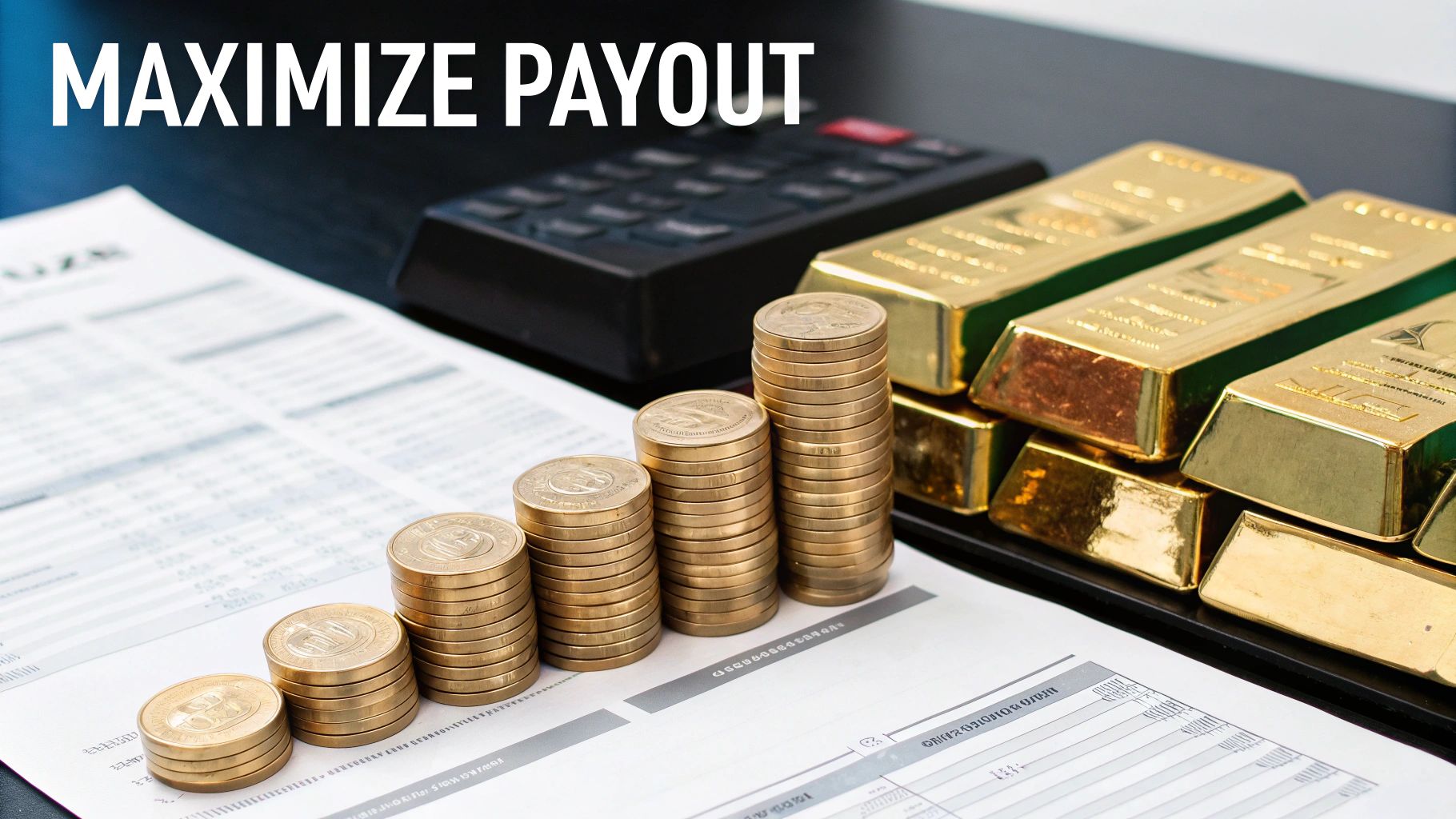 A customer shakes hands with a coin dealer across a counter, completing a successful sale.