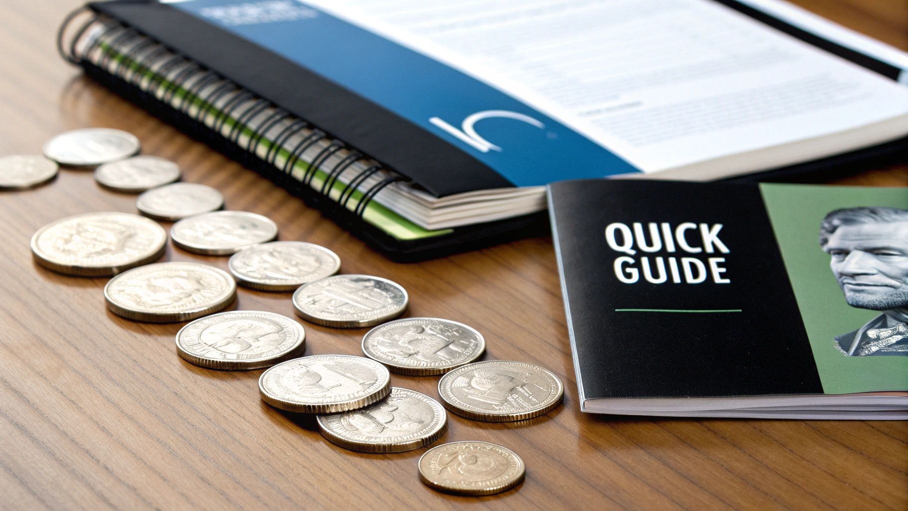 A collection of Kennedy half dollars being examined for value.