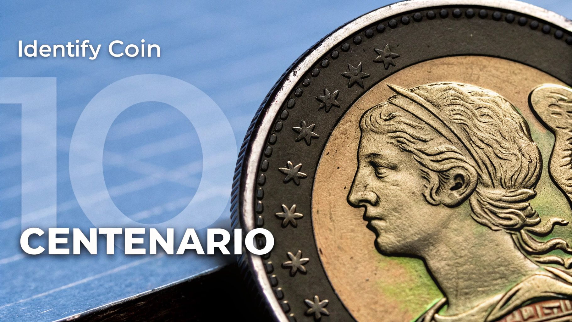 A hand holding a Gold 50 Peso Coin for inspection