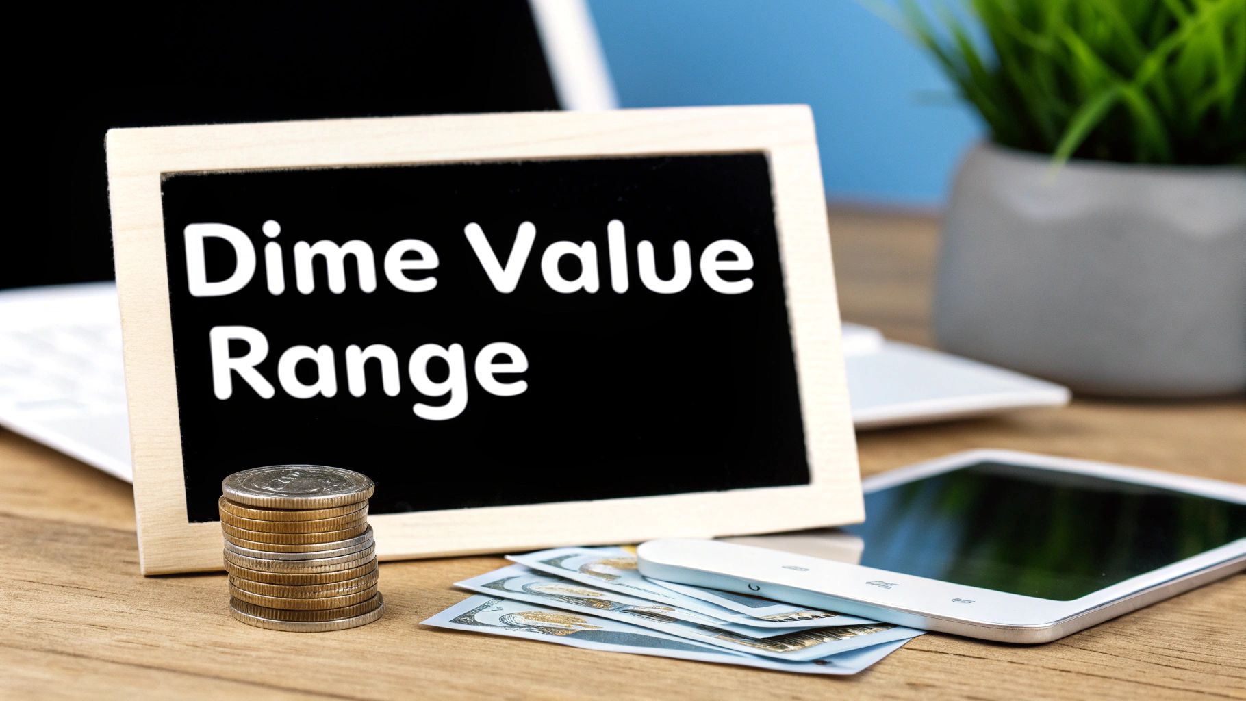 Close-up shot of several Liberty (Mercury) dimes, showcasing their detailed design and silver sheen.