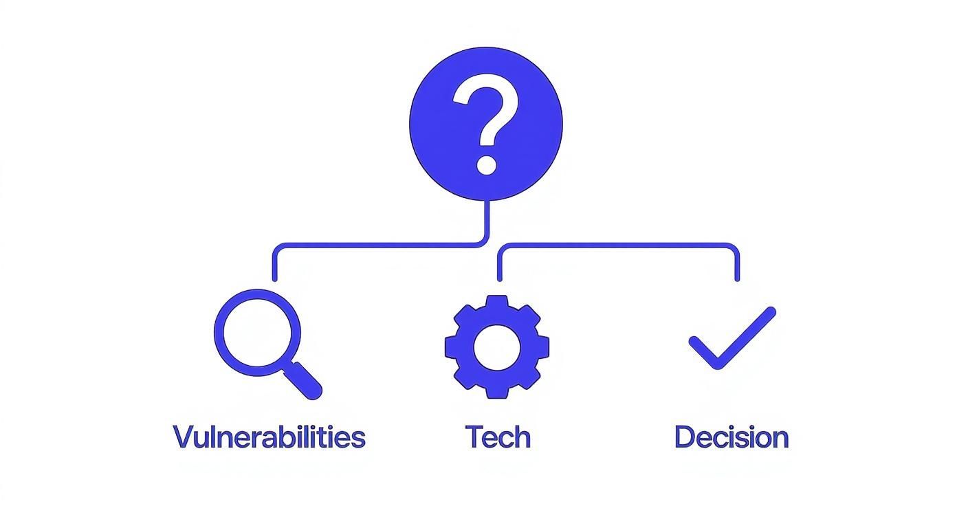 Infographic about how to choose a home security system