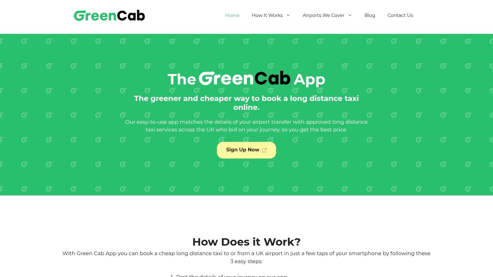 Green Cab App