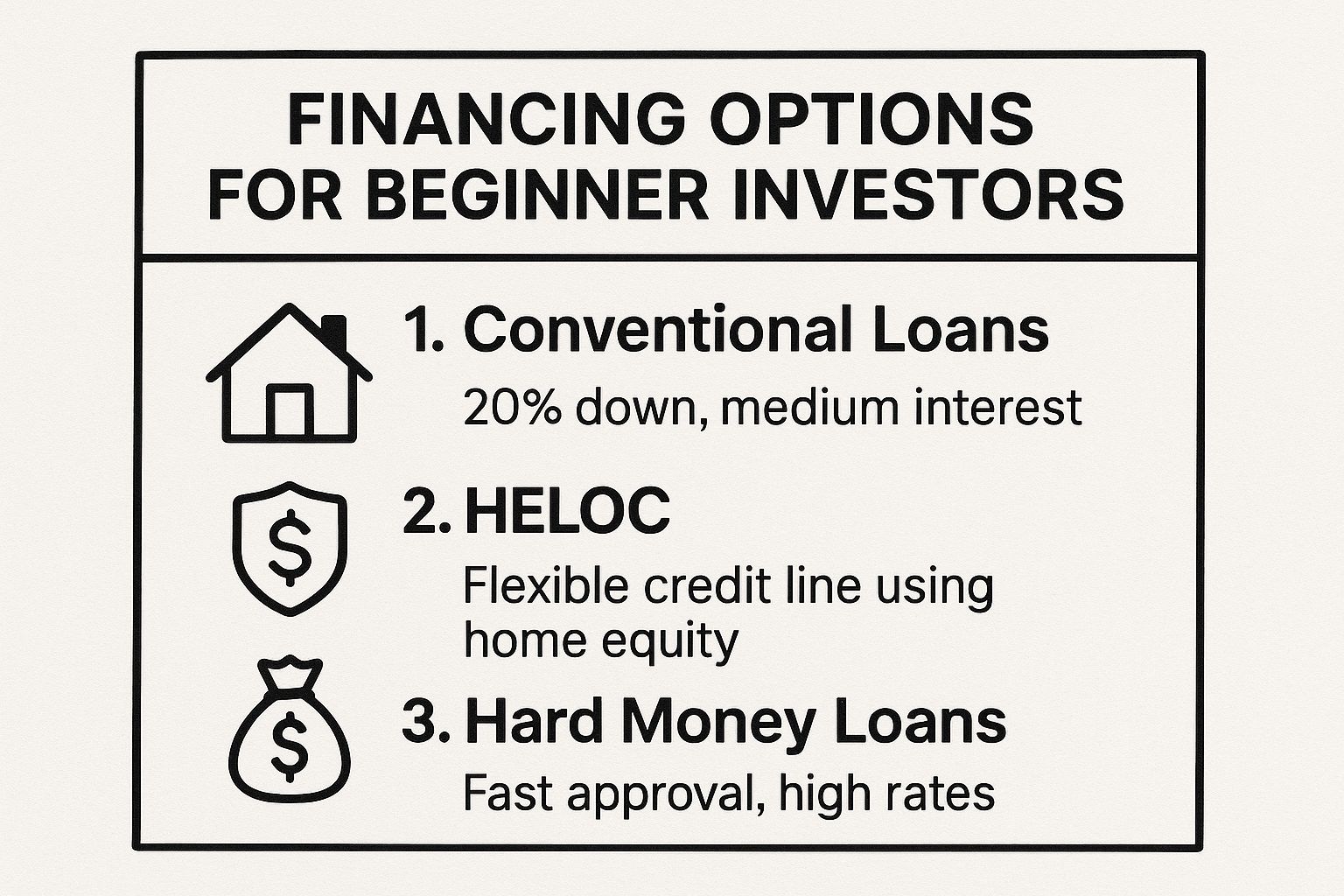 Infographic showing key data about Understand Your Financing Options