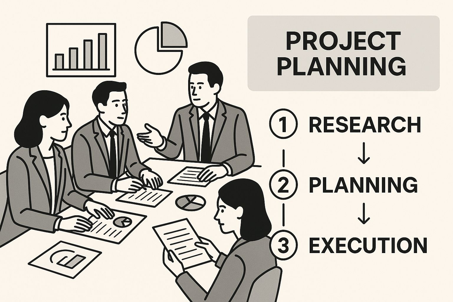Illustration of the Website Development Workflow