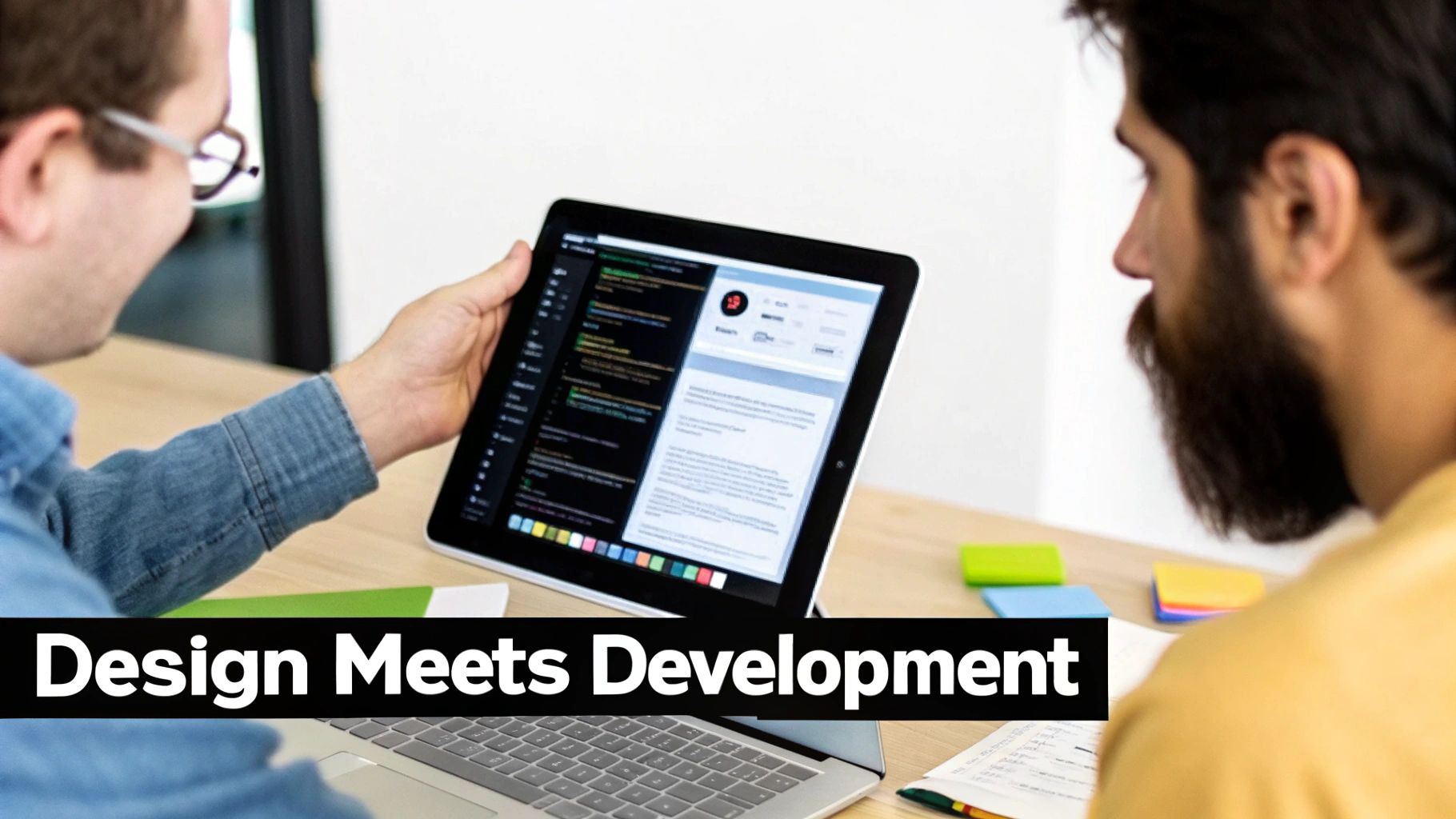 Screenshot from Invisionapp.com showing a design prototype with interactive elements.
