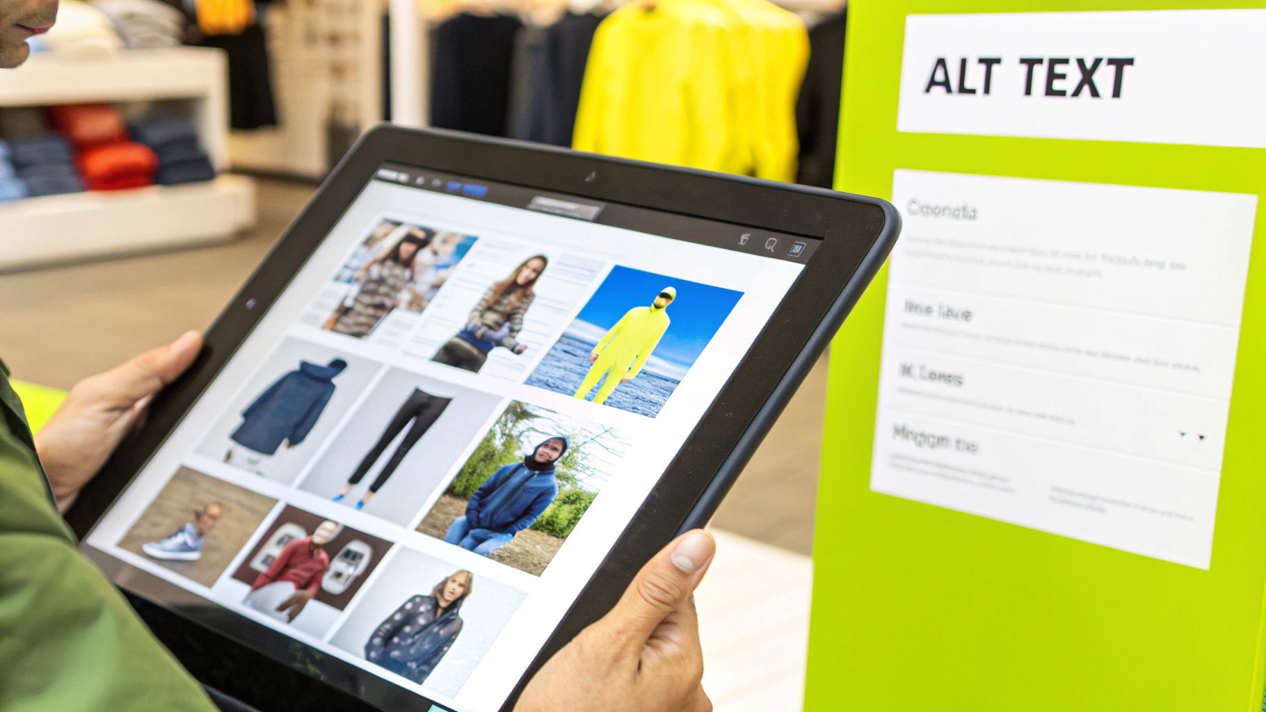 Optimize Product Images and Alt Text