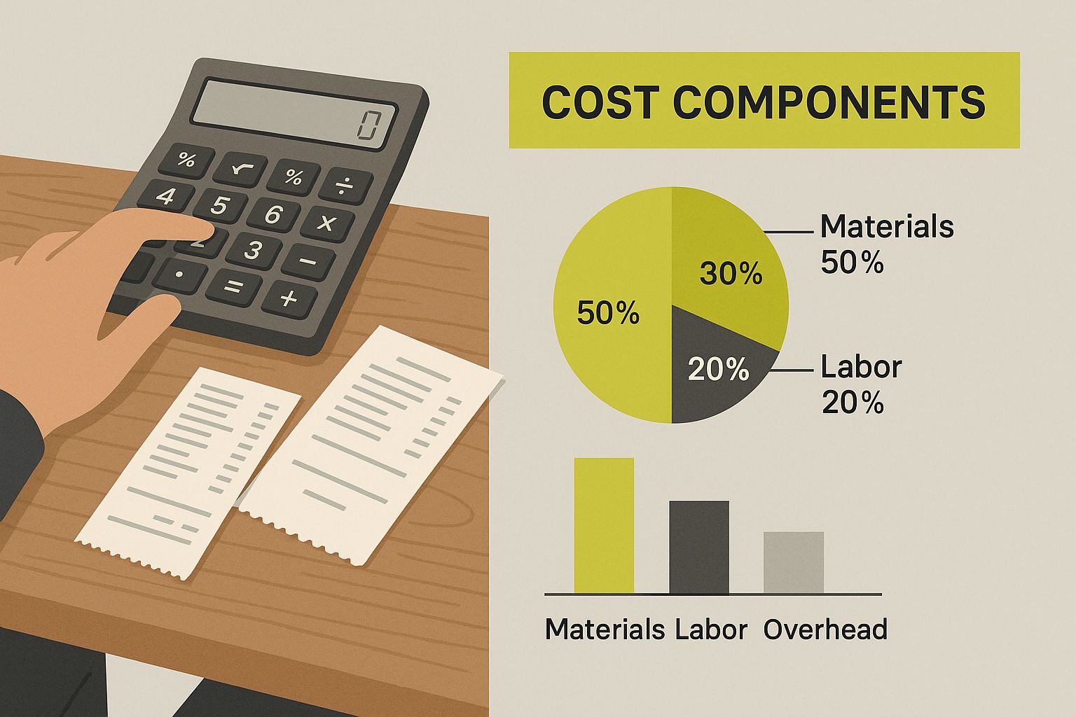 Infographic about how to calculate wholesale price