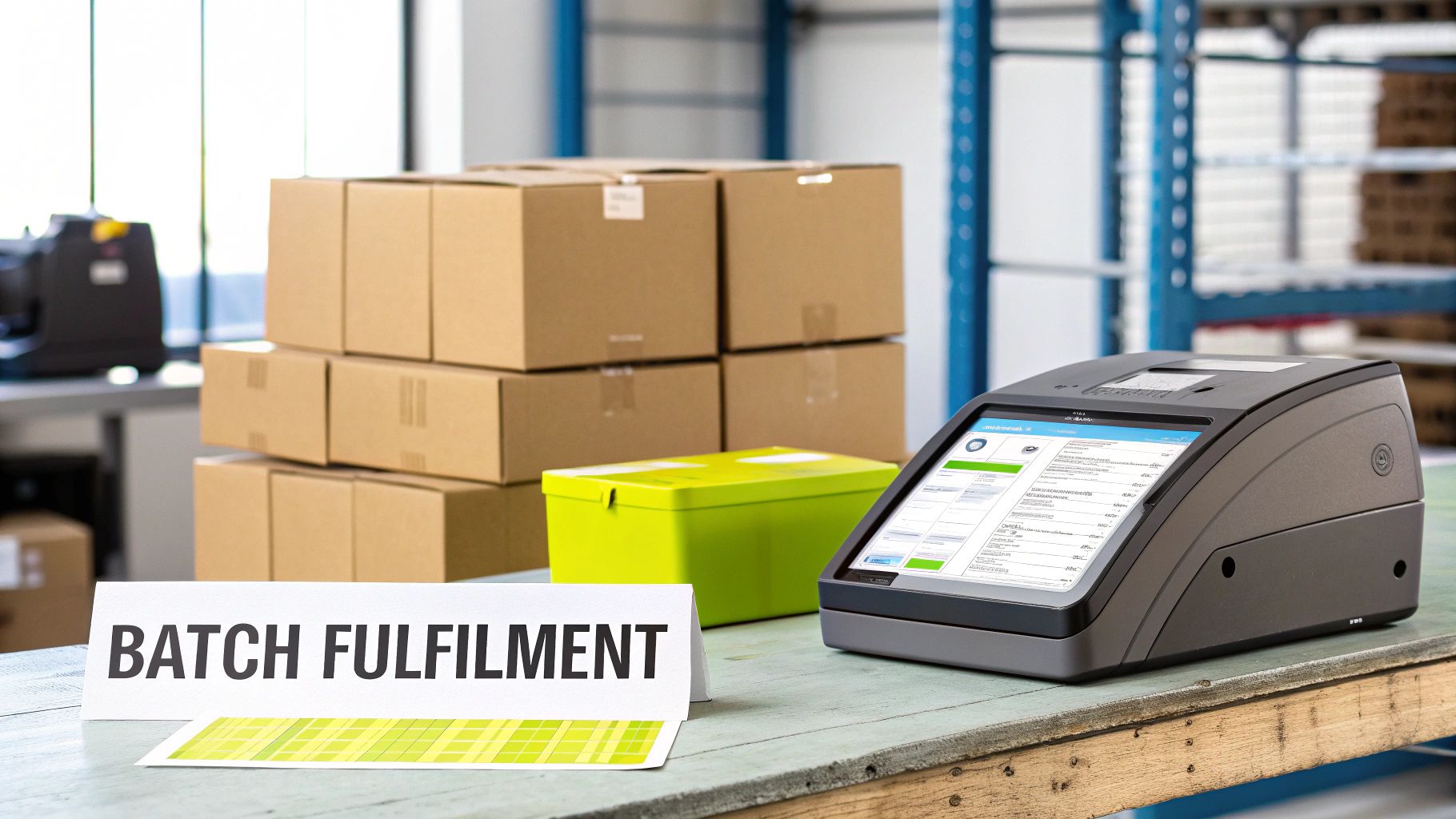 Image of the ShipStation dashboard showing a list of Shopify orders ready for fulfillment.