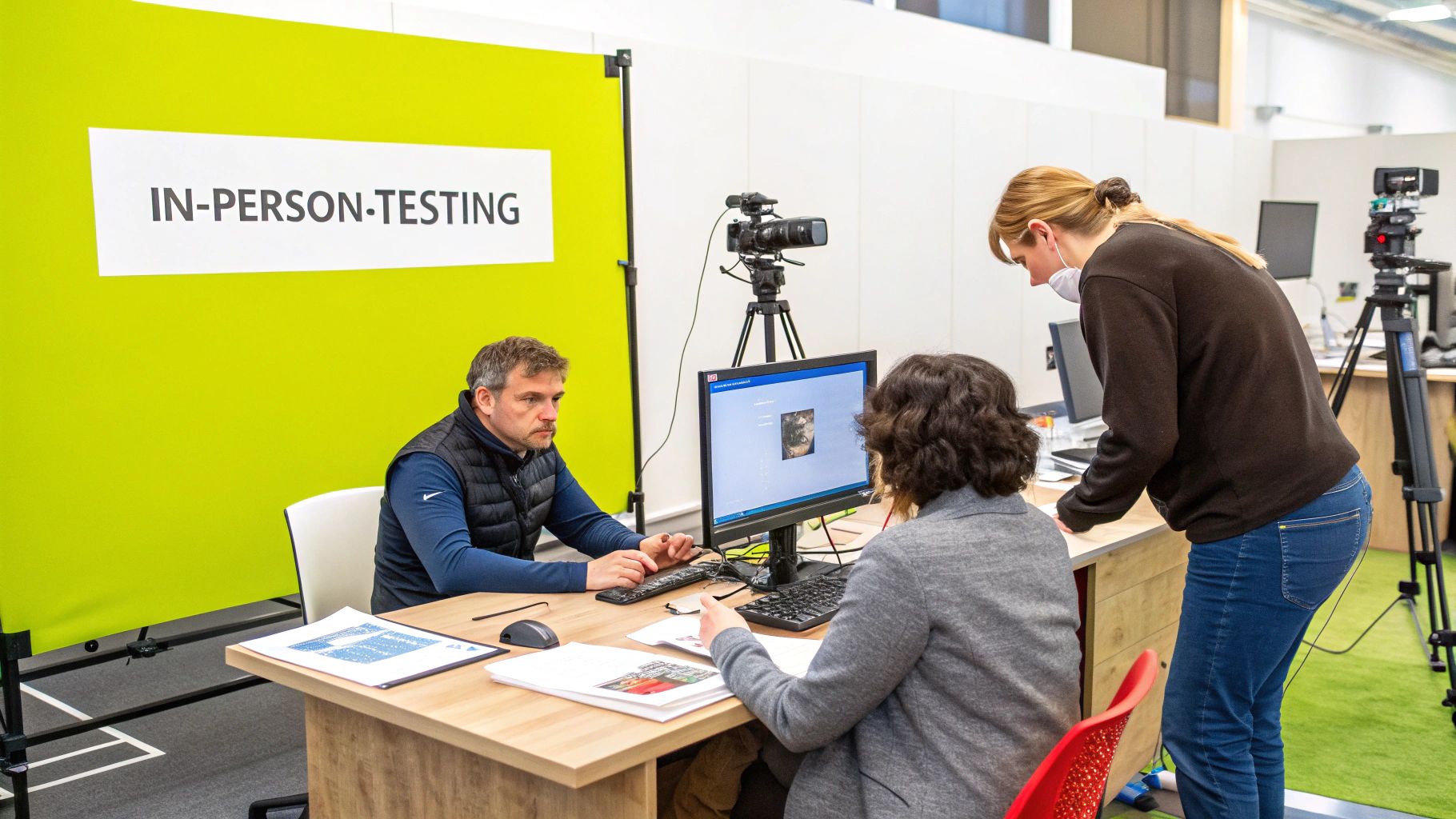 Moderated In-Person Testing
