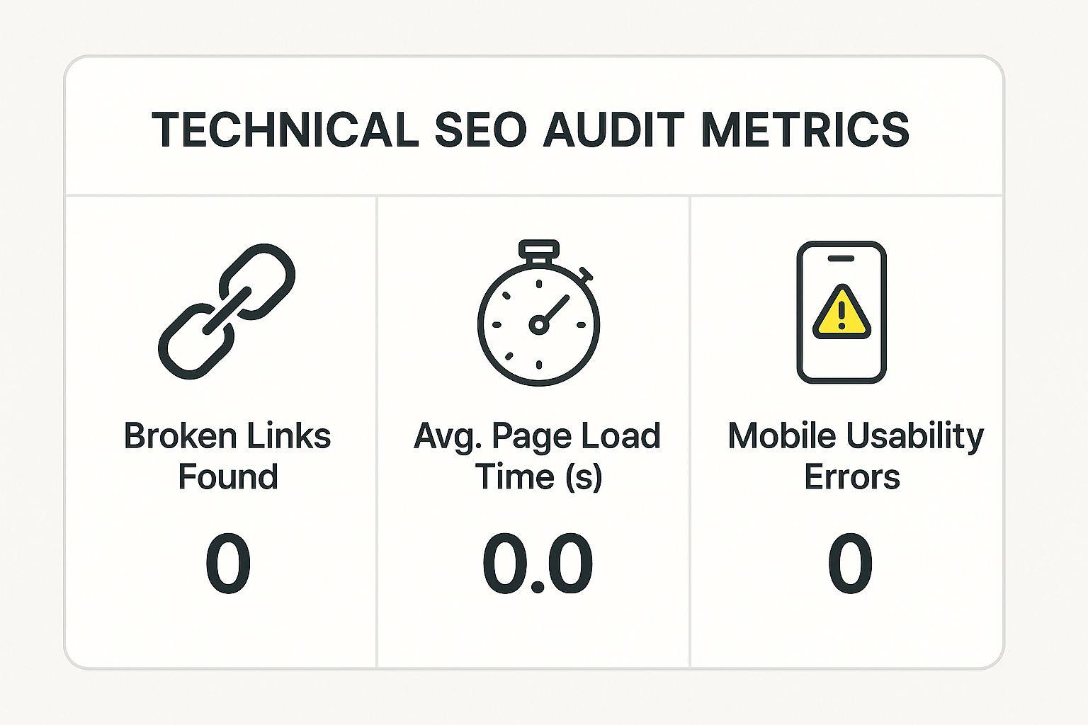 Infographic about ecommerce seo audits
