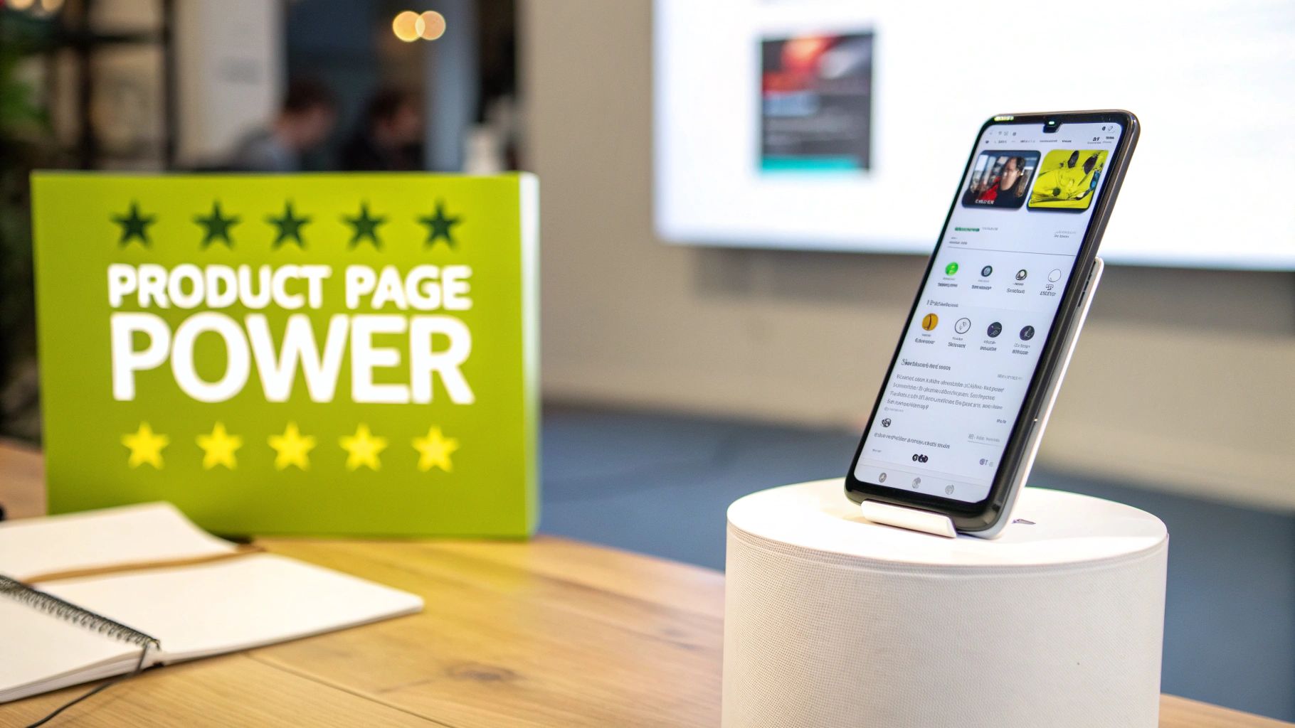 A simplified, clean checkout page on a mobile phone, emphasizing ease of use and speed.