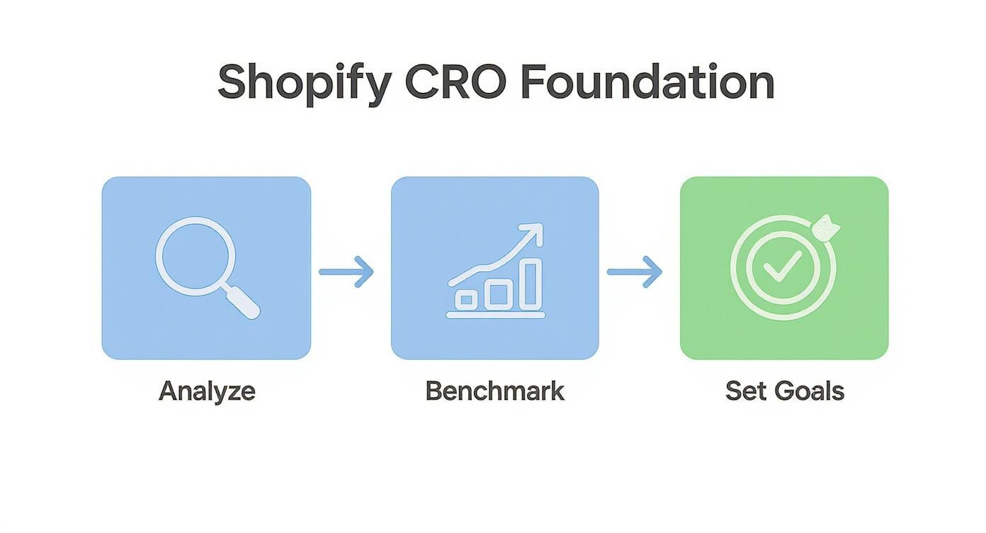 Infographic about conversion rate optimization shopify