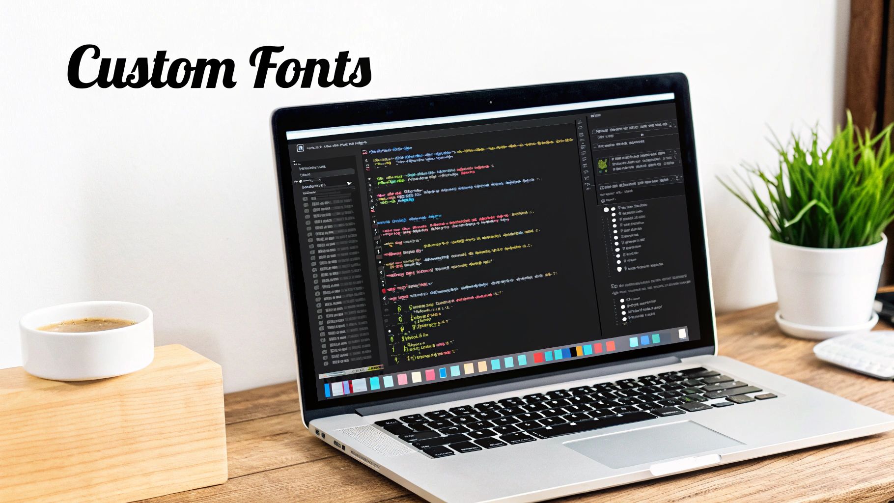 A person looking at a screen with question marks, symbolizing common questions about WordPress fonts.