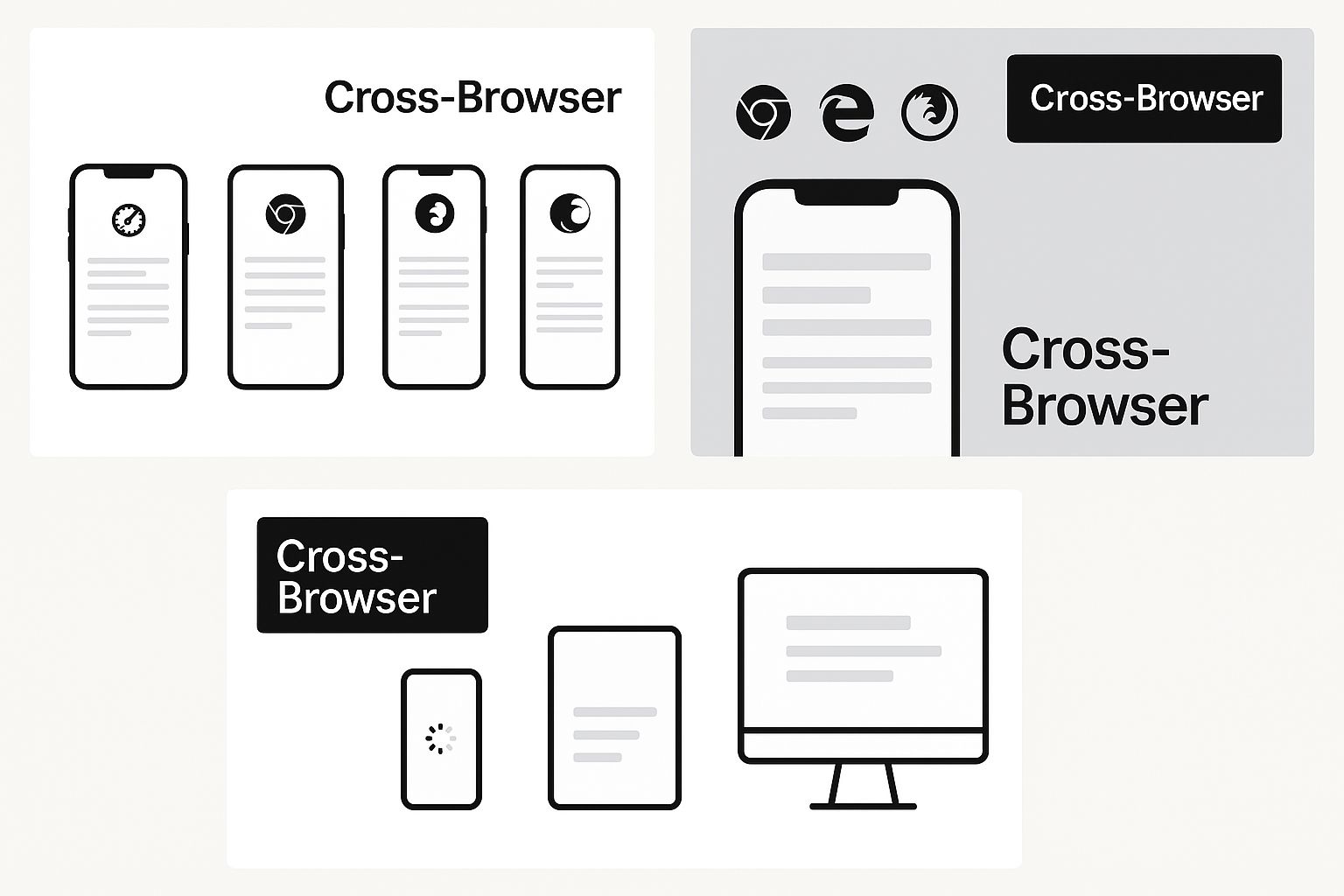 Infographic about mobile website testing