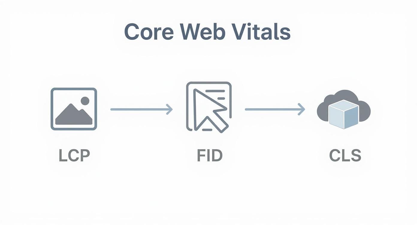 Infographic about website performance benchmarking