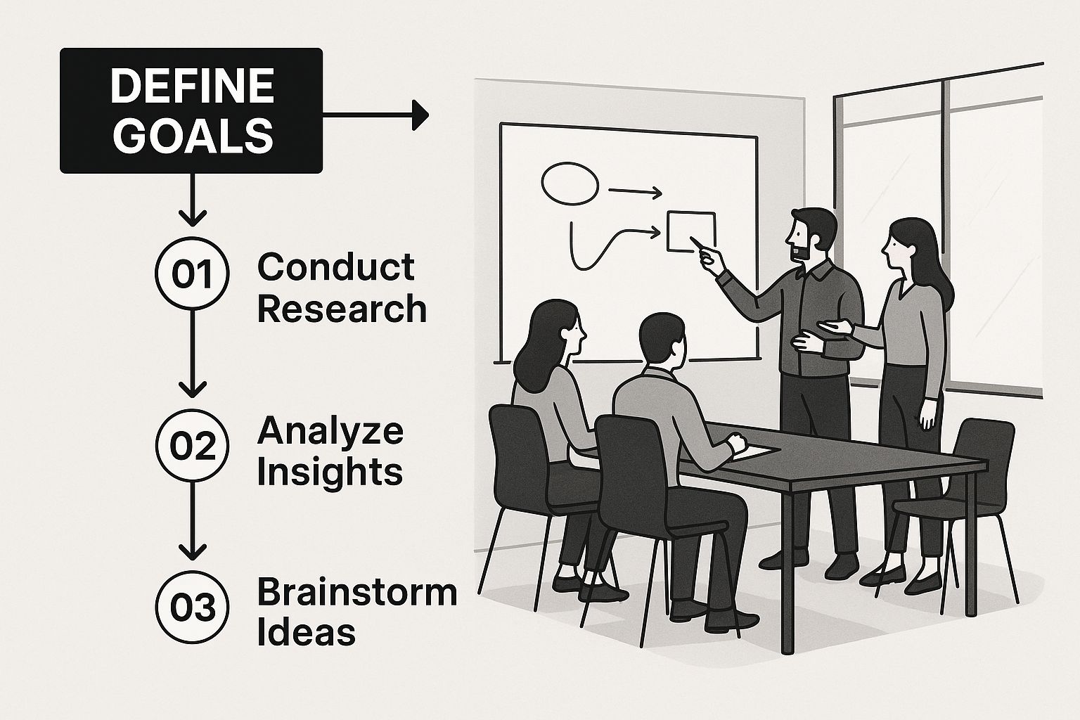 Infographic about website project planning
