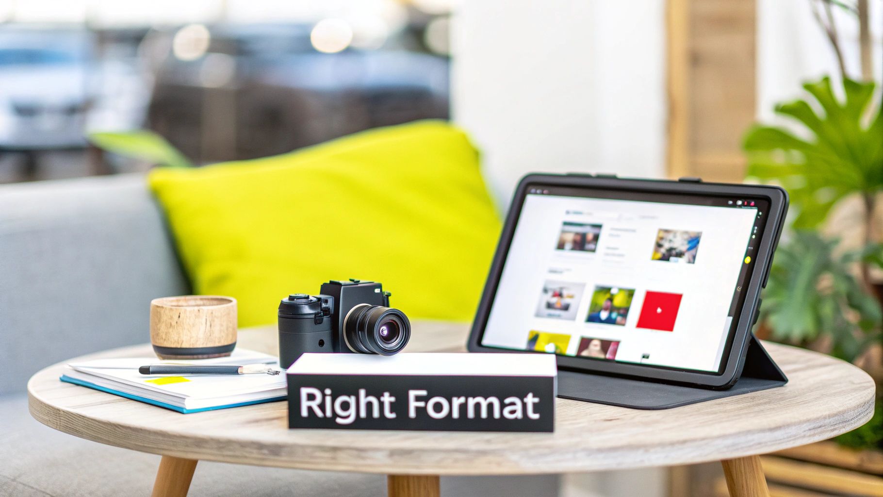 A side-by-side comparison of different image formats (JPEG, PNG, WebP) of the same picture, showing subtle differences in quality and file size.
