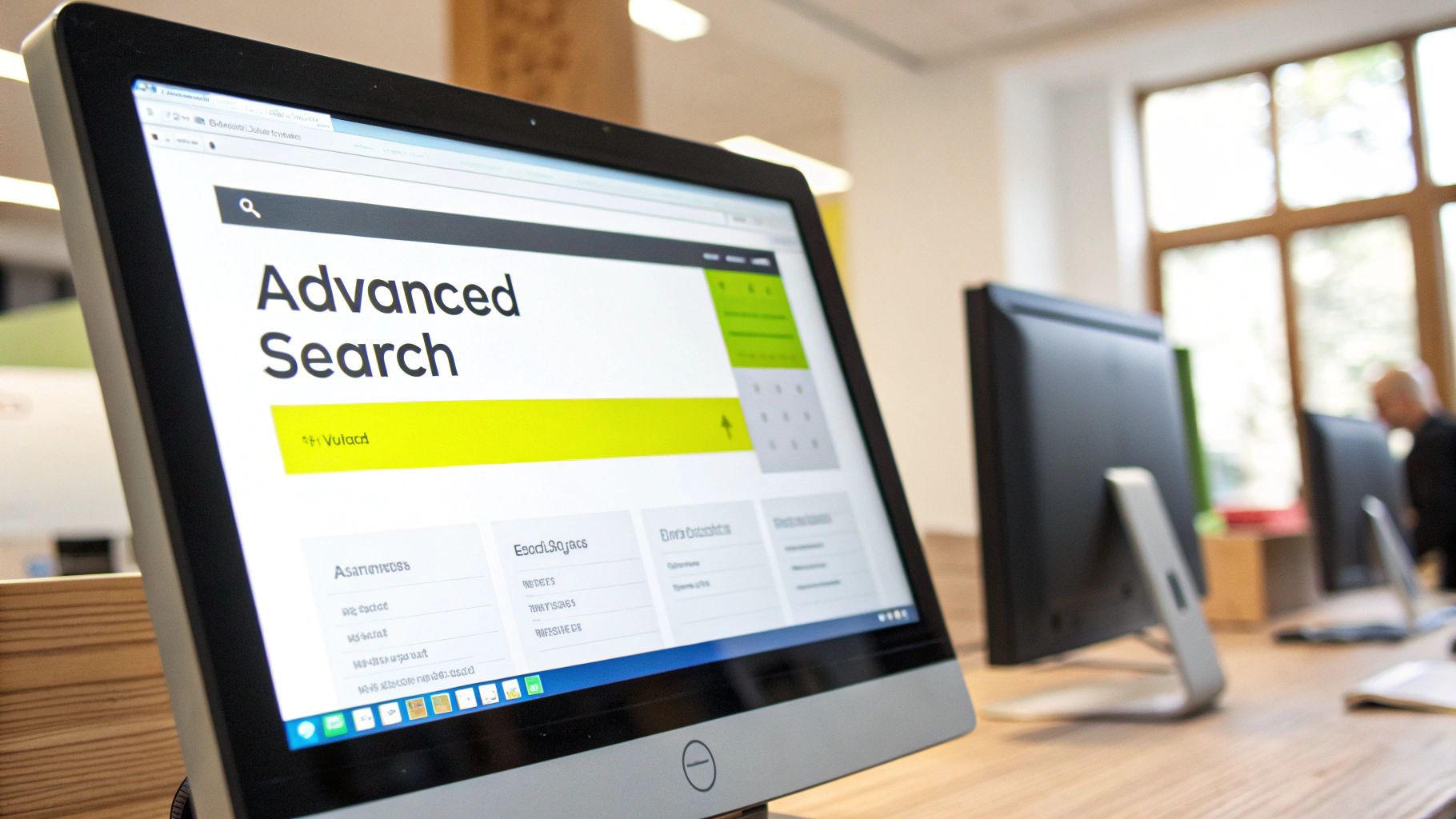 A user interacting with an advanced search and filtering interface on an ecommerce site