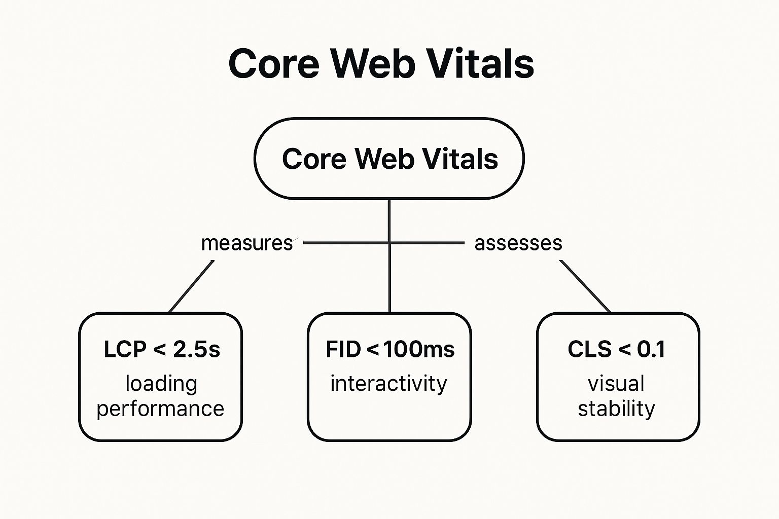 Infographic showing key data about Core Web Vitals