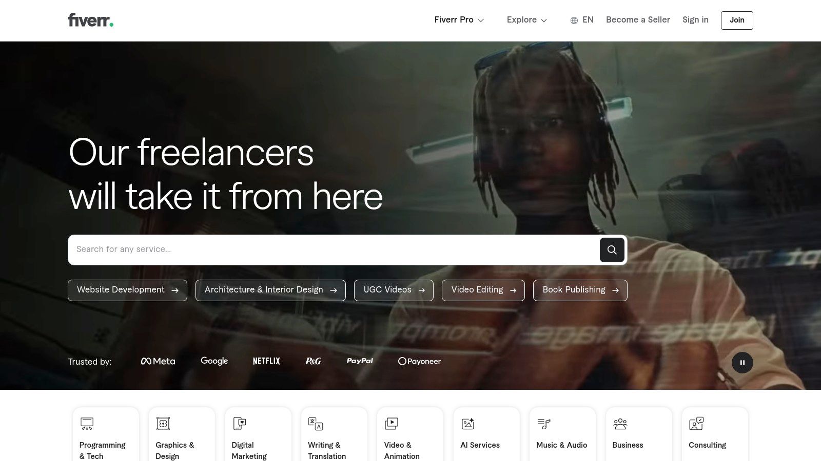 Fiverr (including Fiverr Pro)