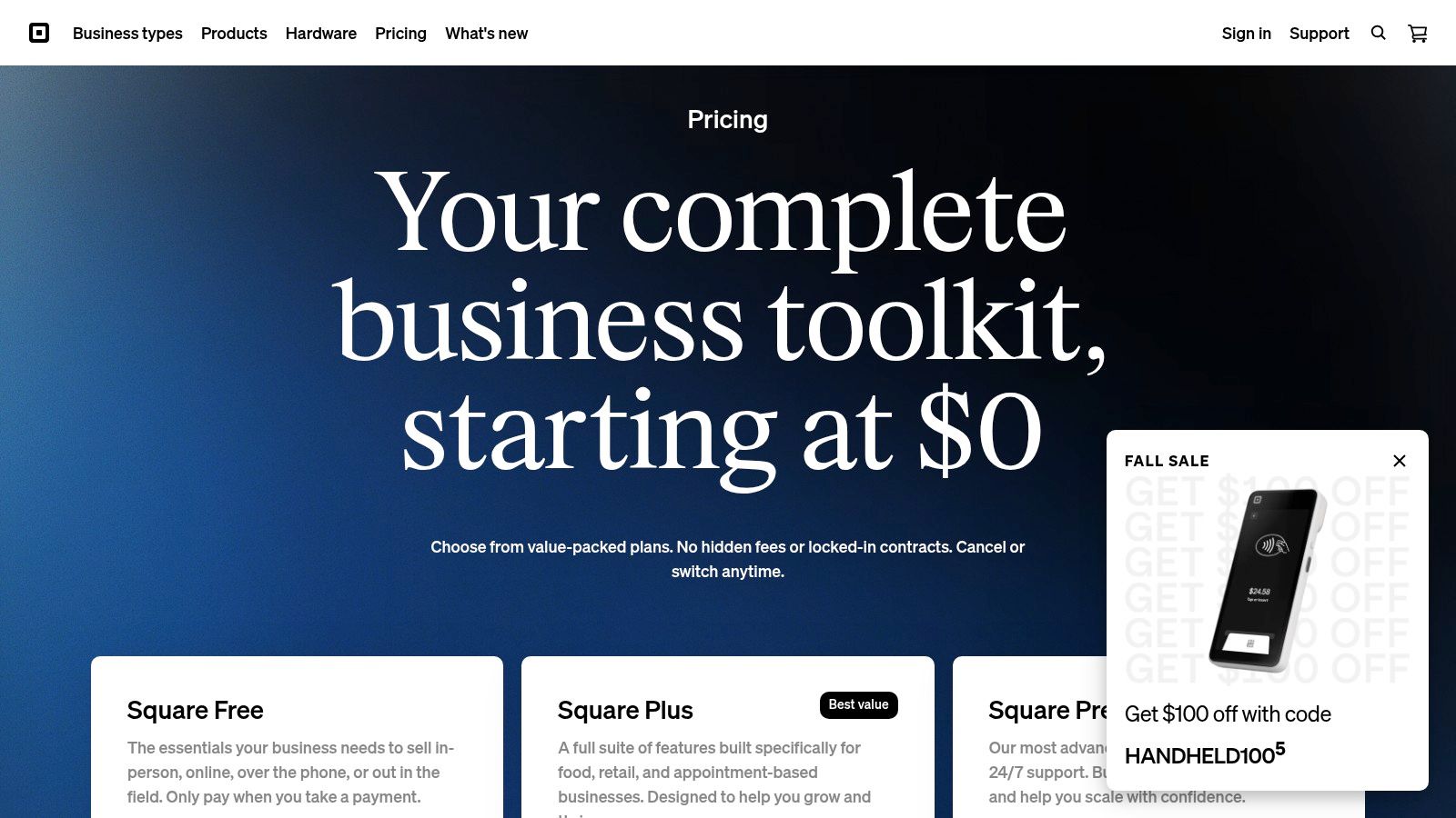 Square Online (by Square/Block)