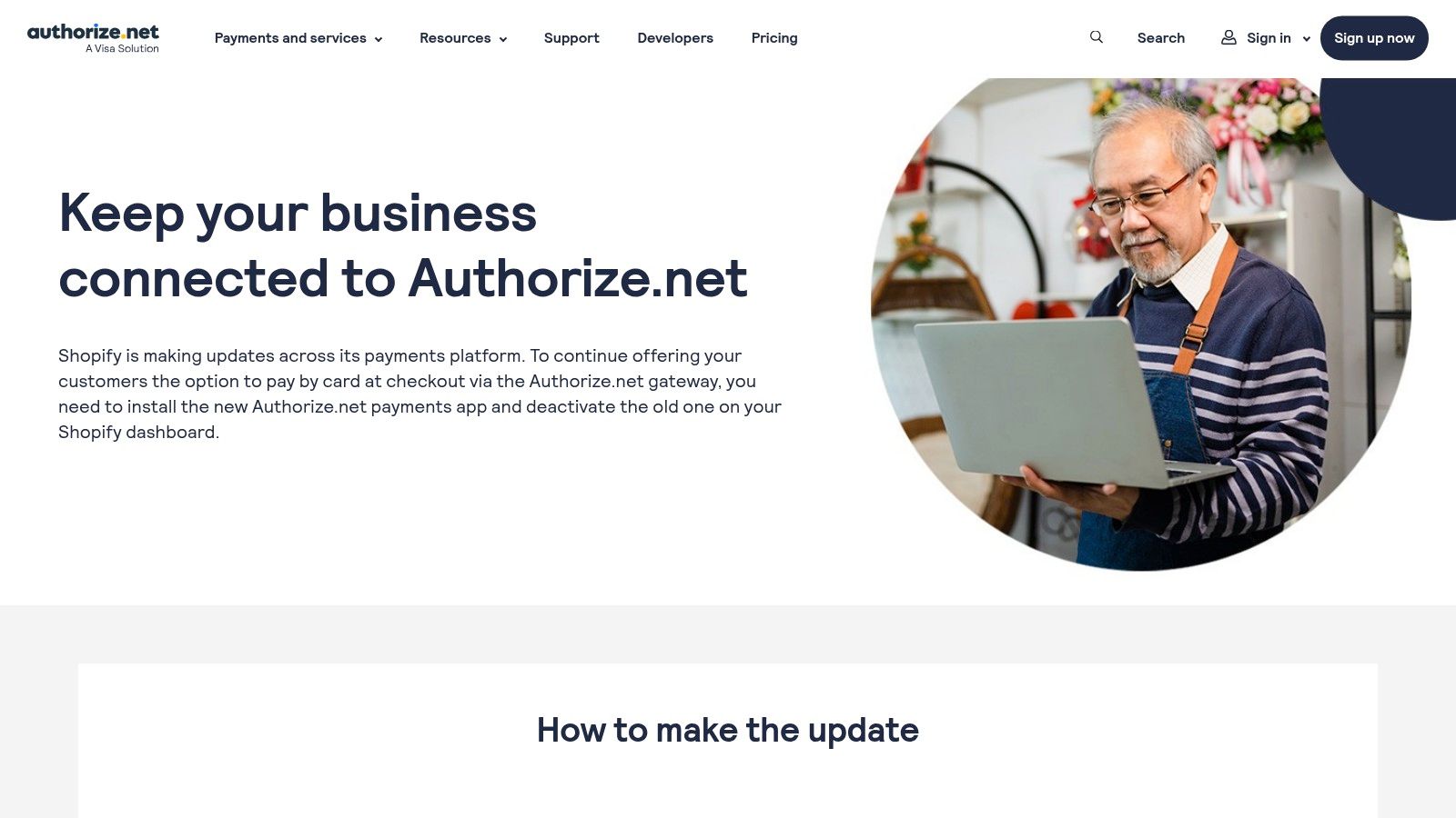 Authorize.net (Visa) – Official Shopify Connection