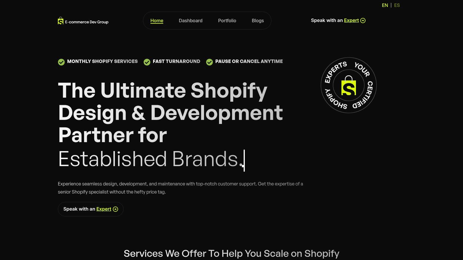 E-commerce Dev Group