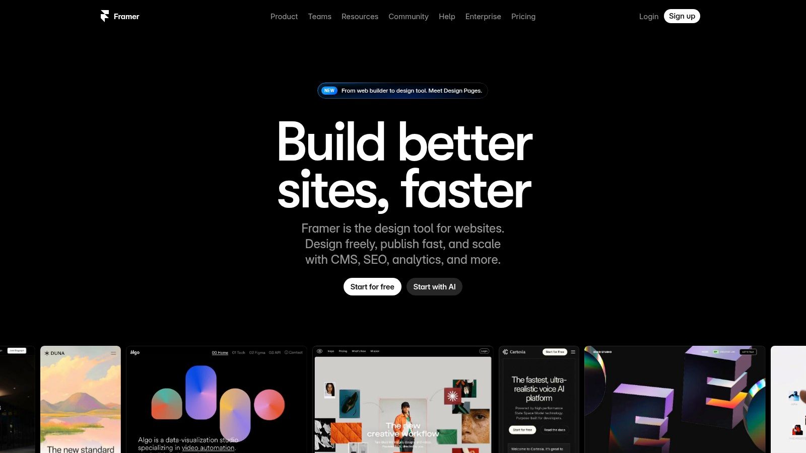Framer (Framer Sites)