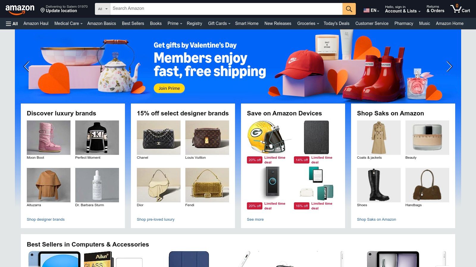 Amazon (Design Hardware & Peripherals)