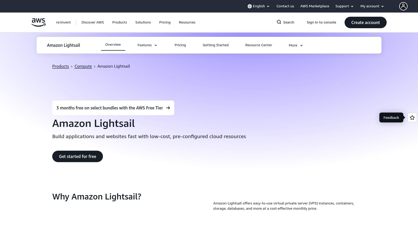 Amazon Lightsail