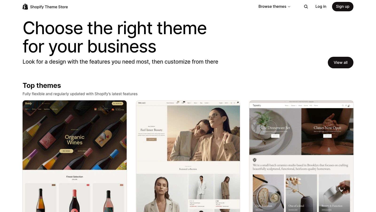 Shopify Theme Store