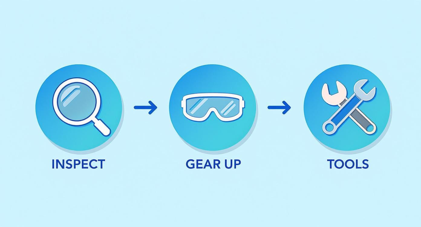 Infographic about cleaning air duct