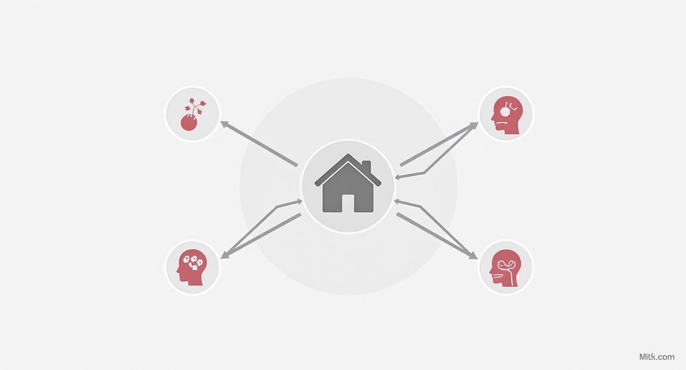 Infographic about indoor air quality testing toronto