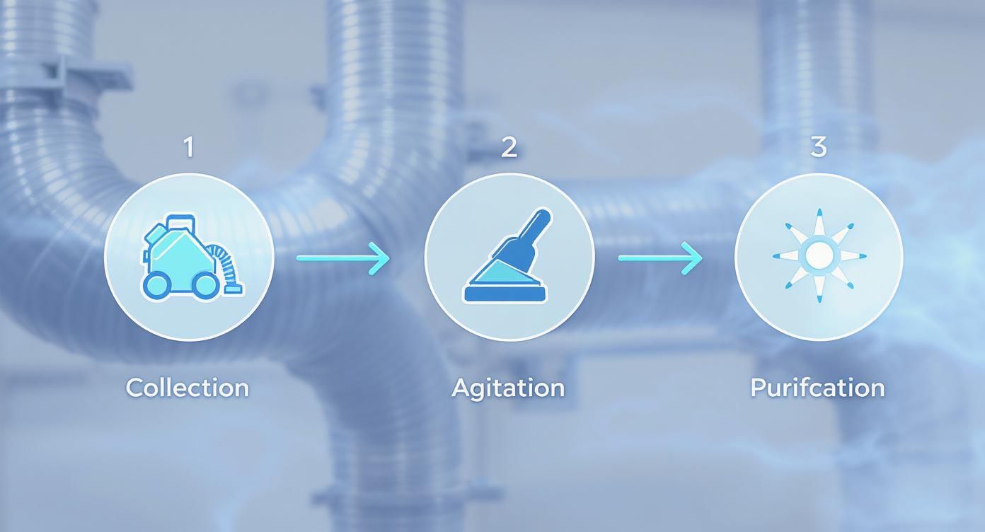 Infographic about duct cleaning equipment