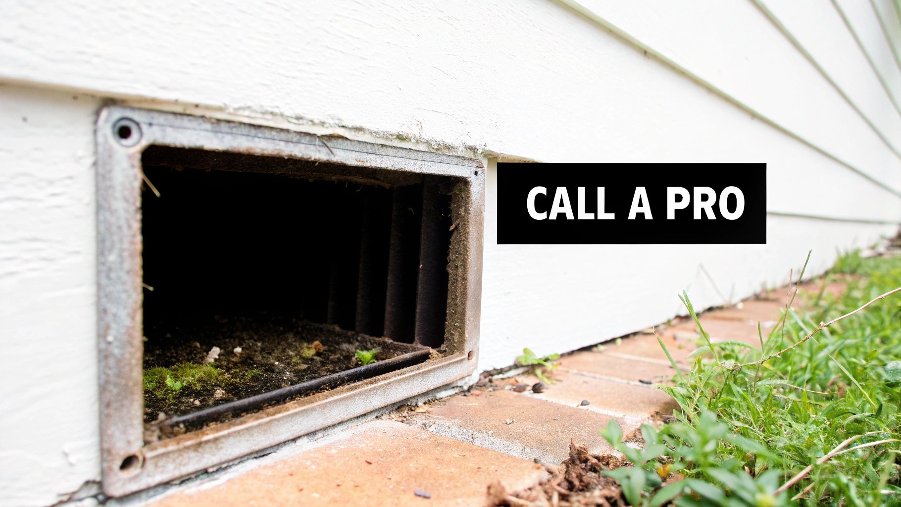 A professional duct cleaning technician using specialized equipment to clean a home's ventilation system.