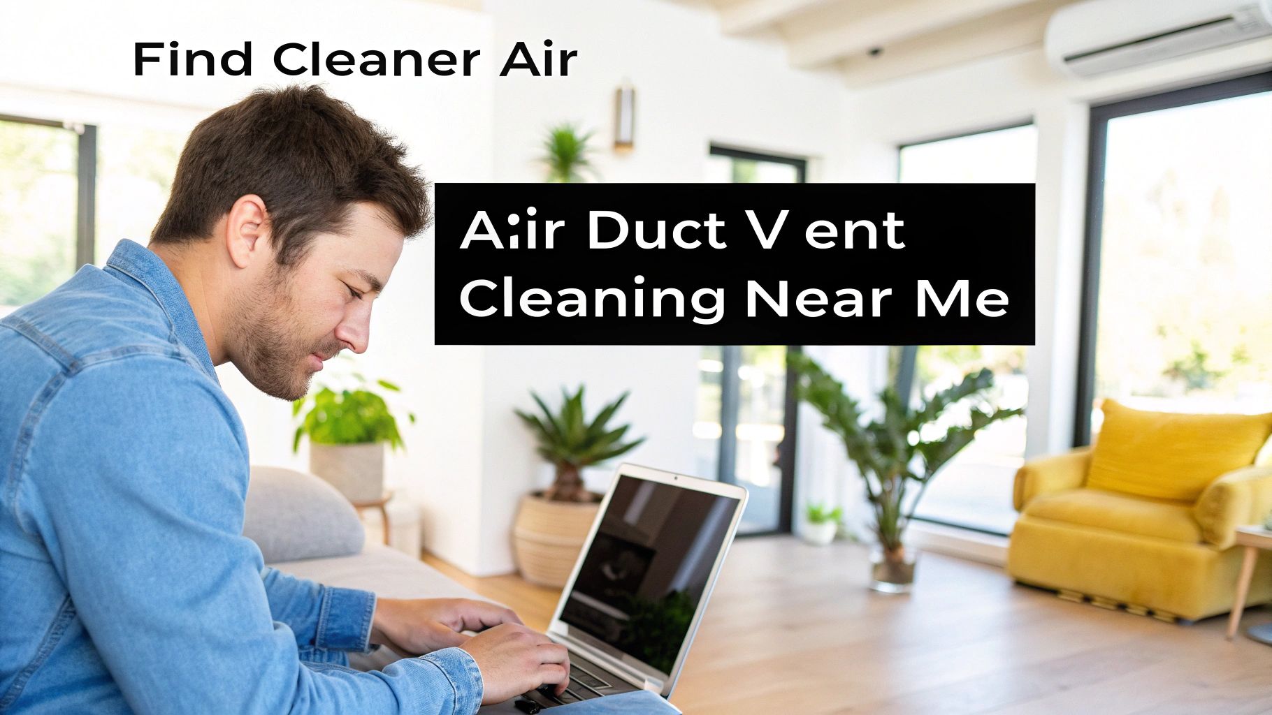 A clean, modern air duct vent shown up close, symbolizing improved indoor air quality.