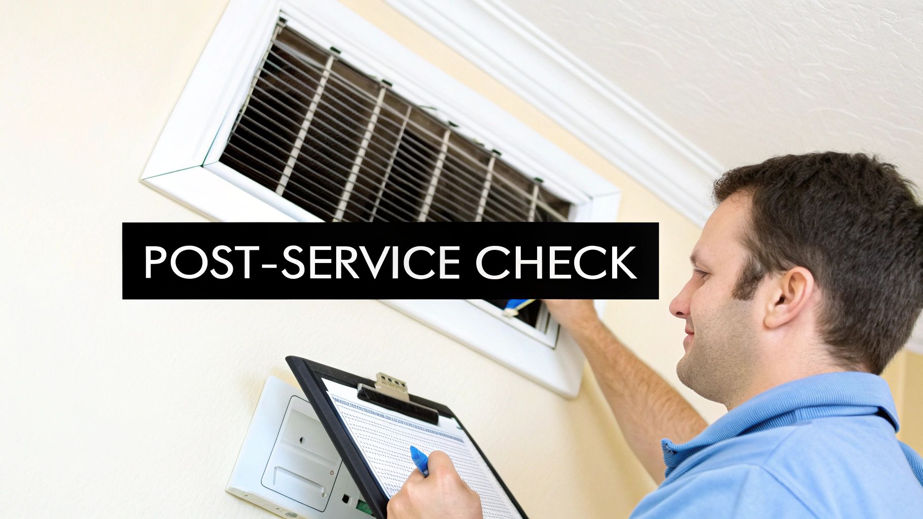 A clean, modern living room with visible air vents, suggesting a home that is ready for or has just undergone duct cleaning.