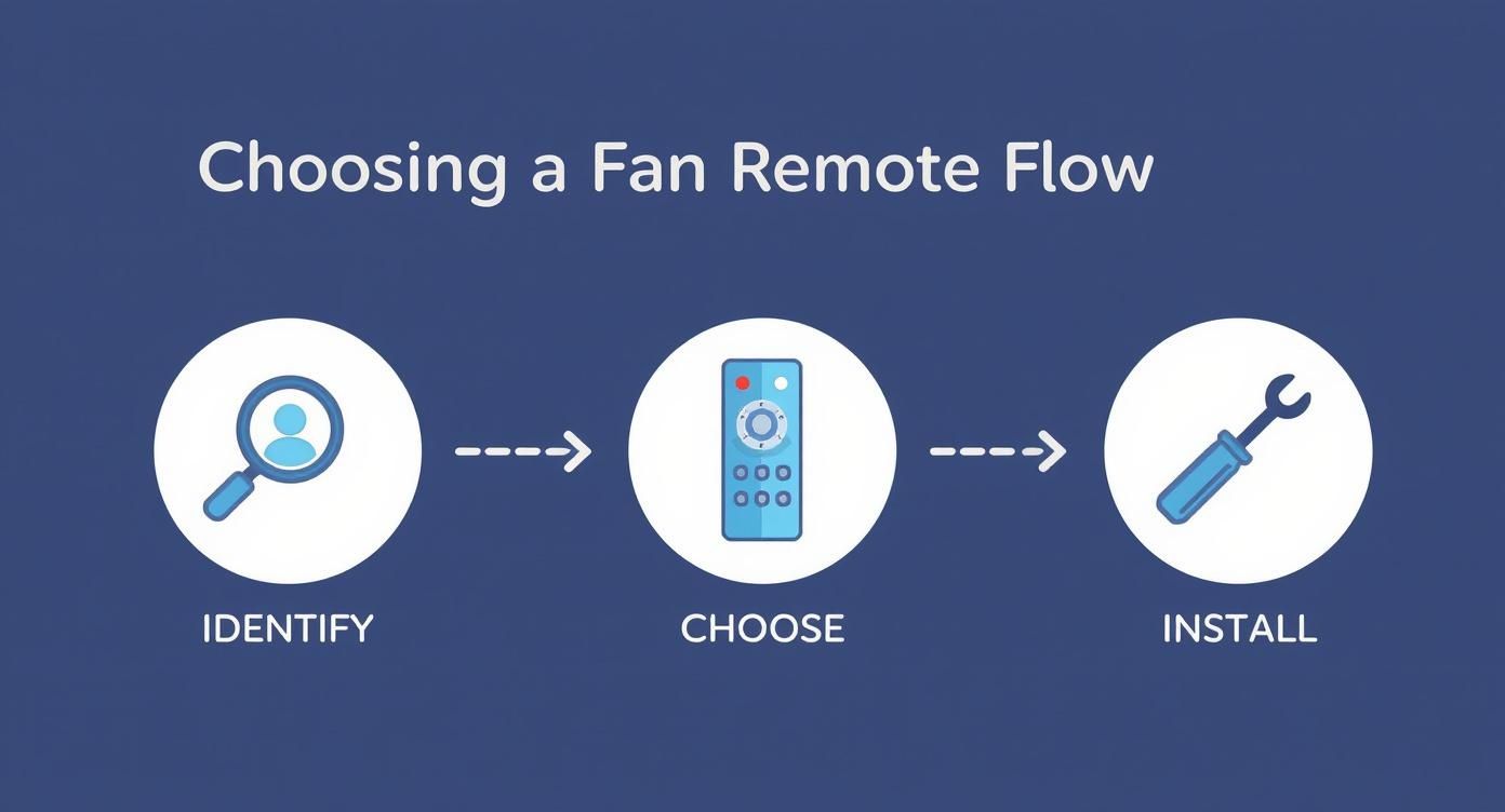 Infographic about replacement fan remote control