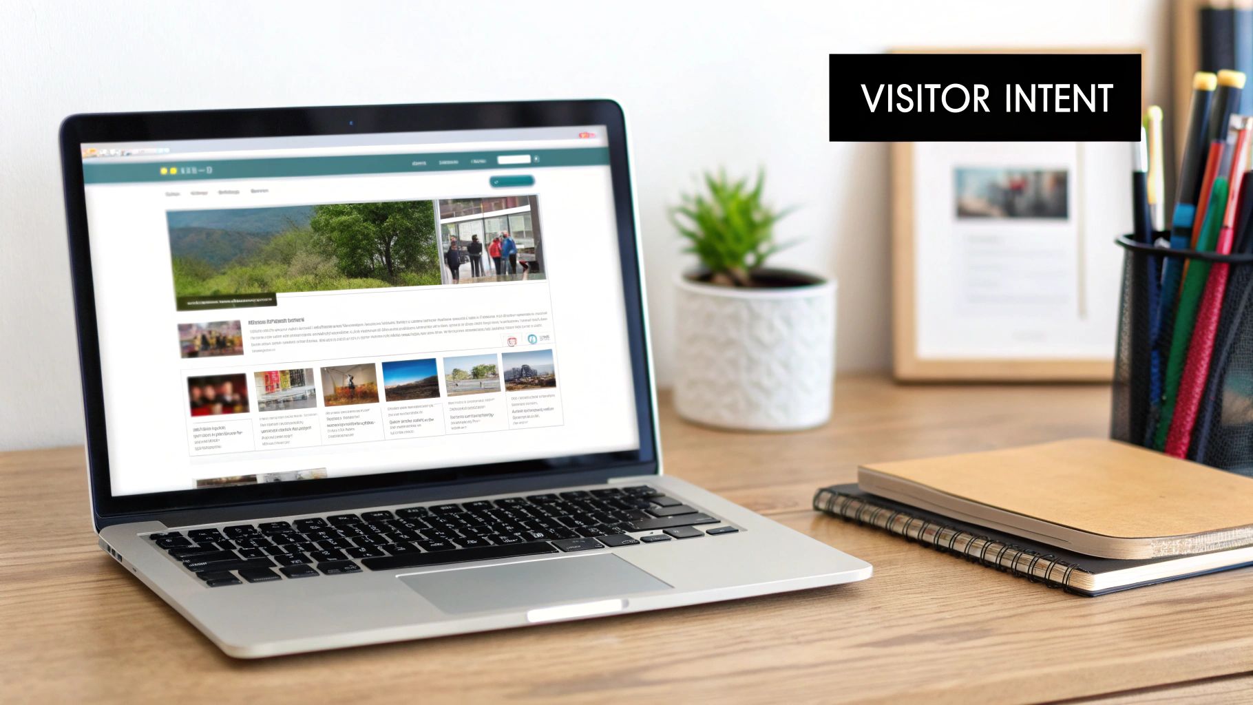 A digital dashboard showing user behavior pathways and engagement metrics on a website.
