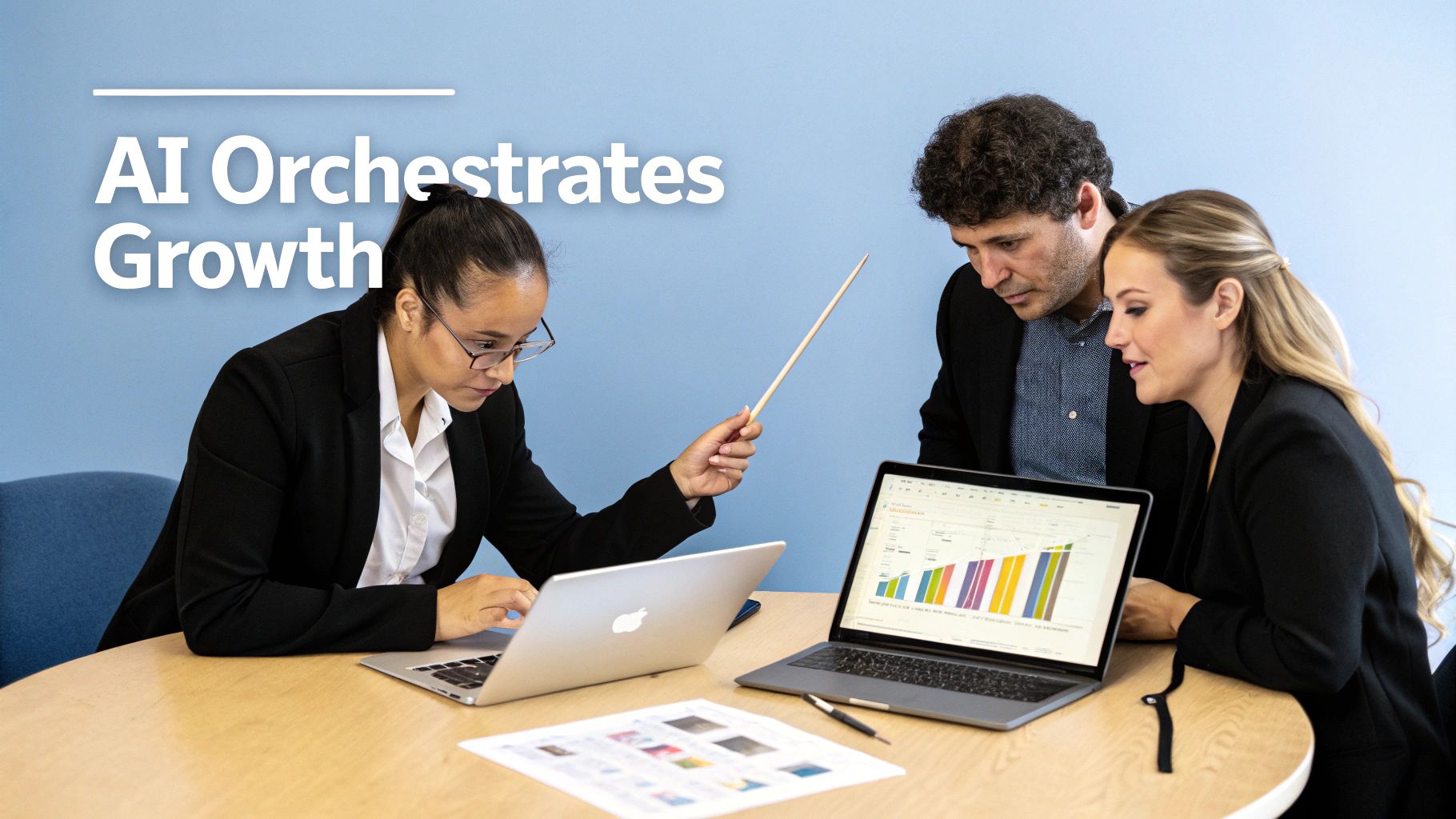 AI orchestrating data