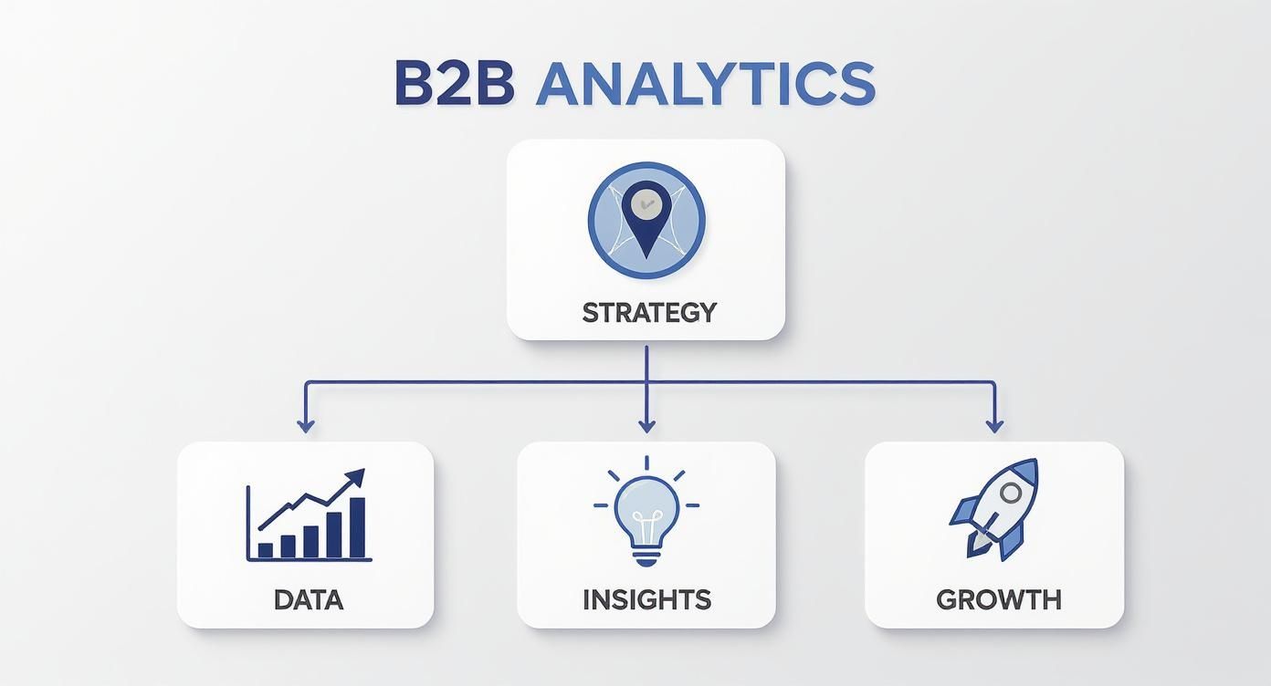 Infographic about b2b marketing analytics