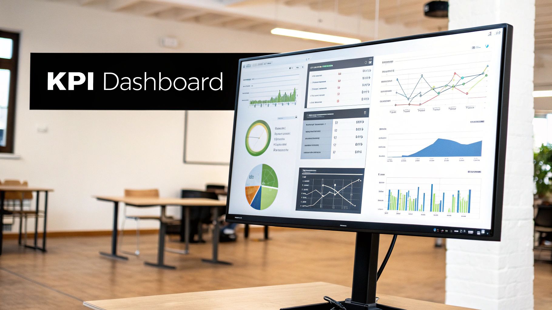 A signpost with confusing arrows pointing in different directions, representing common KPI mistakes.