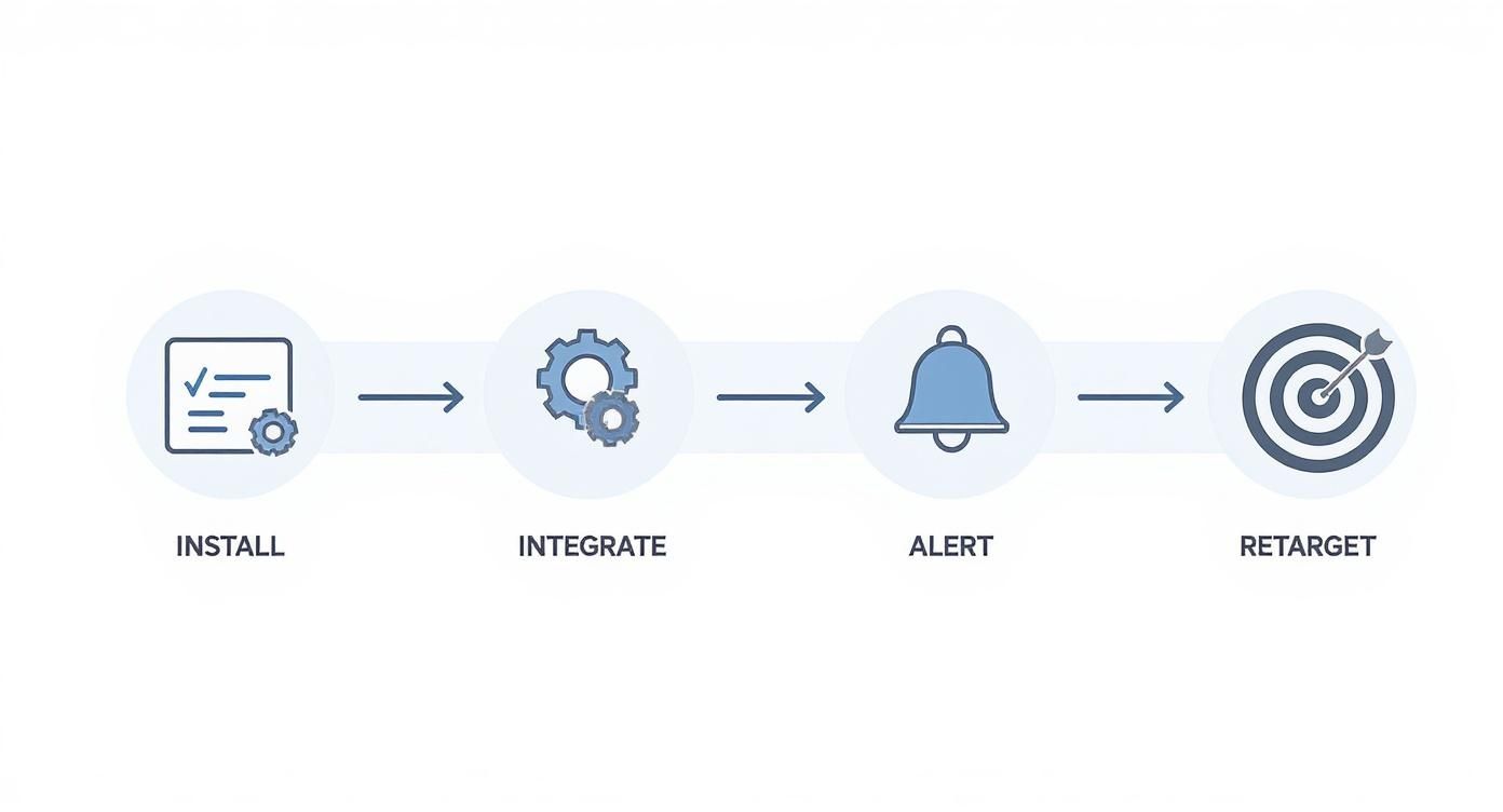 Infographic about identify anonymous website visitors