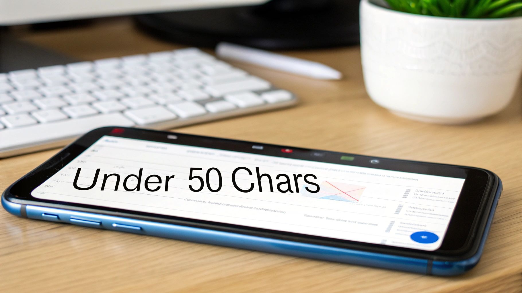 Keep It Under 50 Characters for Mobile Optimization